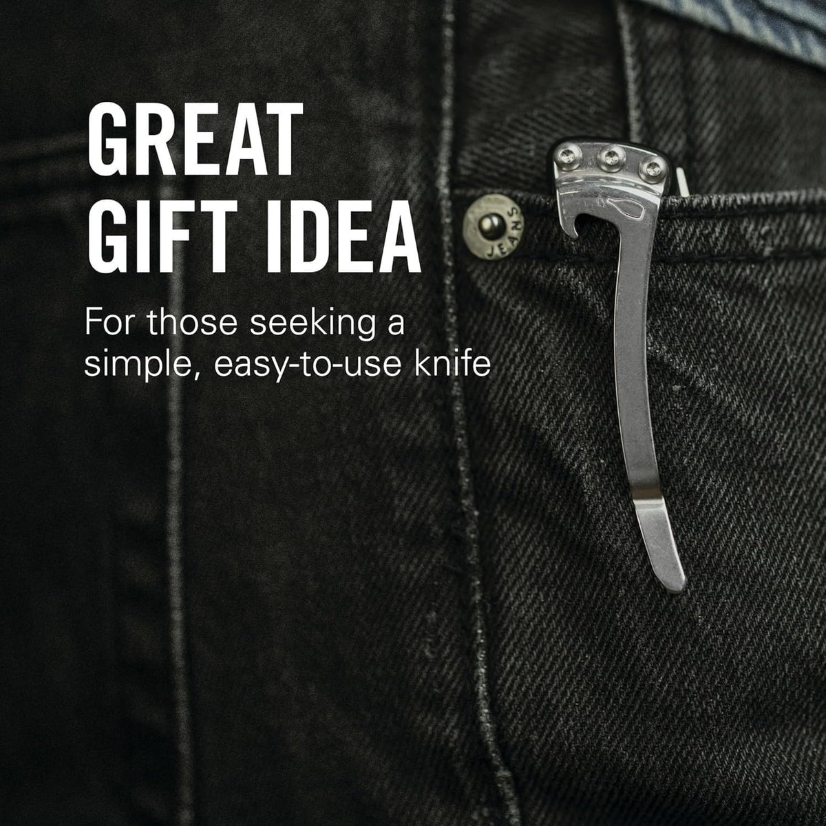 Leatherman Skeletool KBX lightweight stainless steel blade for everyday portability.