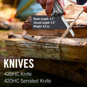 Leatherman Super Tool 300 blade open for precise cutting