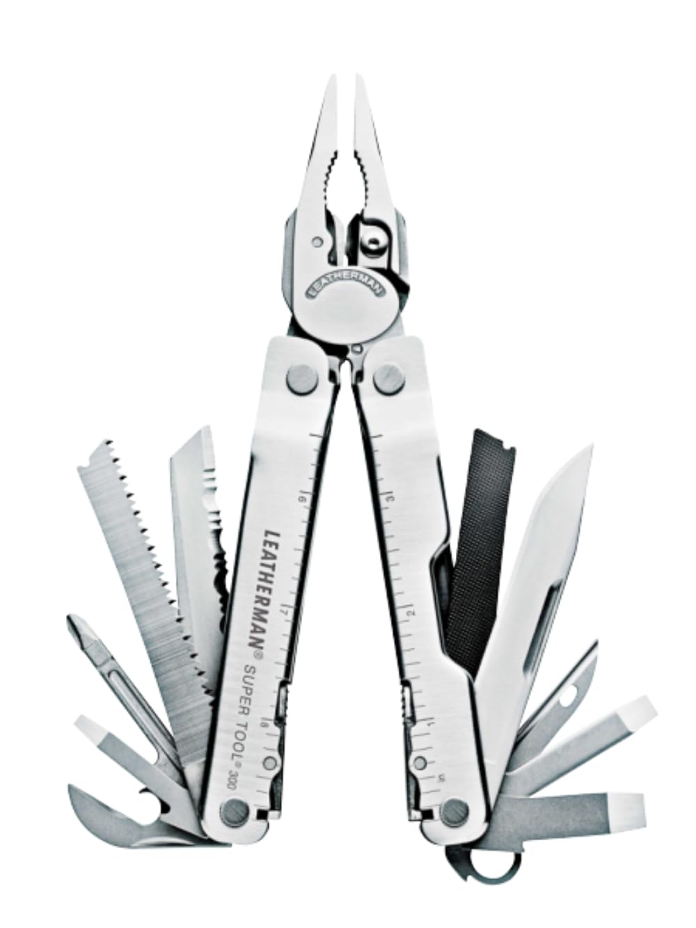 Leatherman Super Tool 300 pliers close-up for heavy-duty grip
