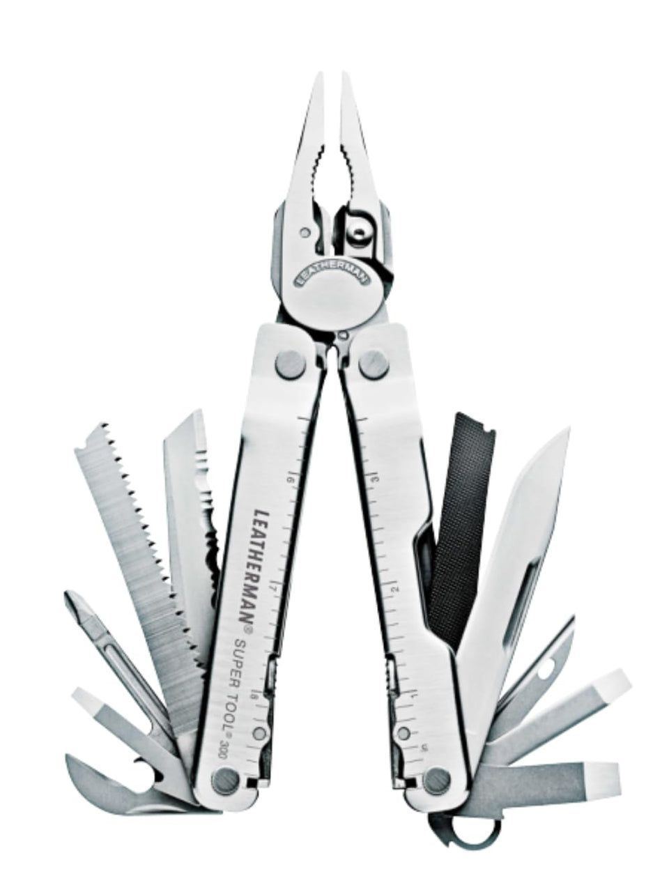 Leatherman Super Tool 300 pliers close-up for heavy-duty grip