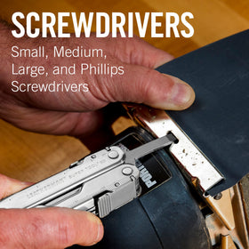 Leatherman Super Tool 300 saw for on-site material cuts
