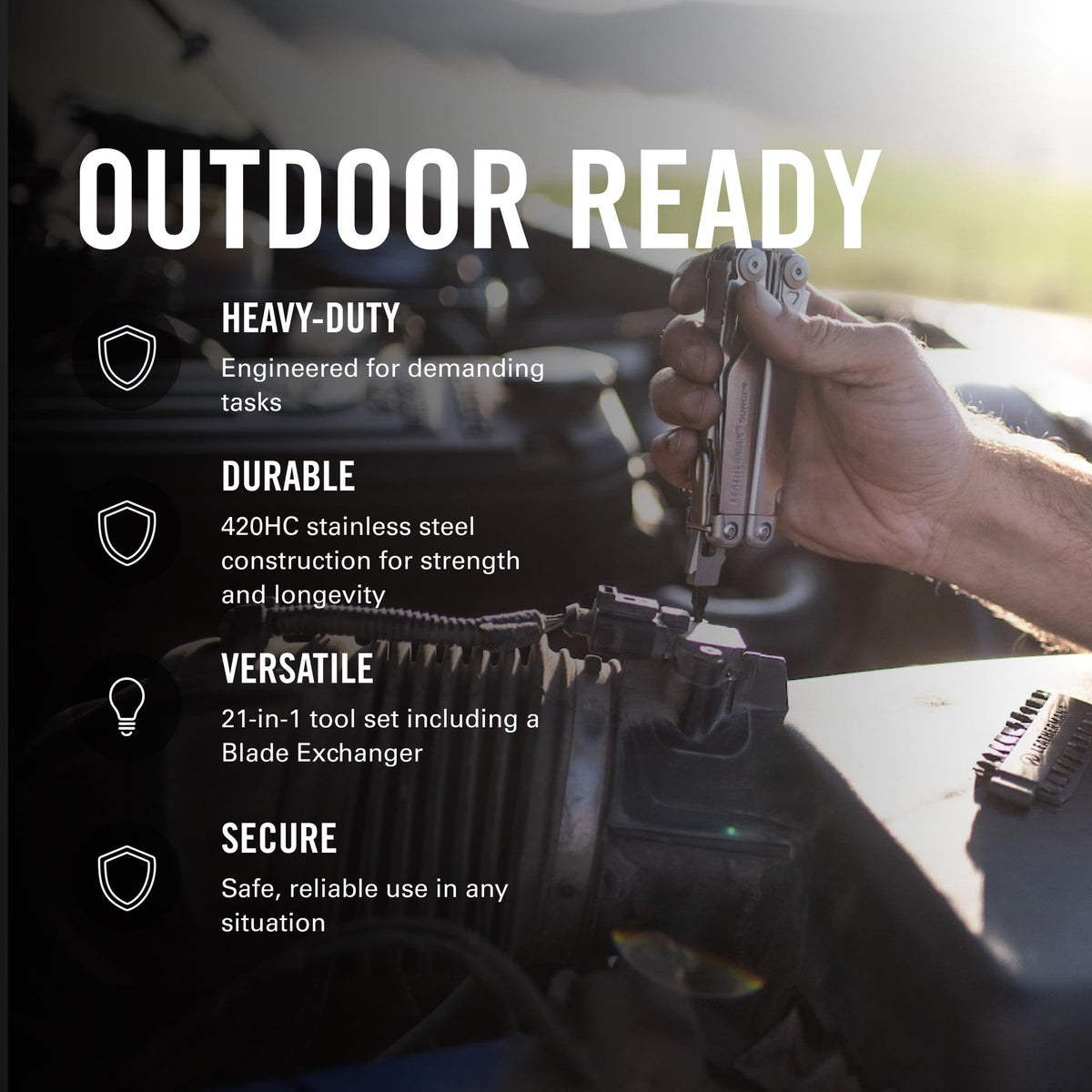 Leatherman Surge interchangeable saw for pruning and rough cuts