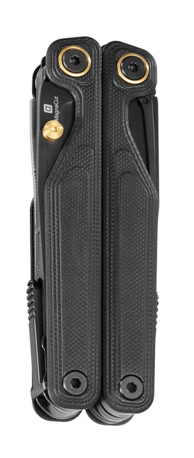 Leatherman Wave Alpha obsidian finish offers a sleek, low-reflectivity look.