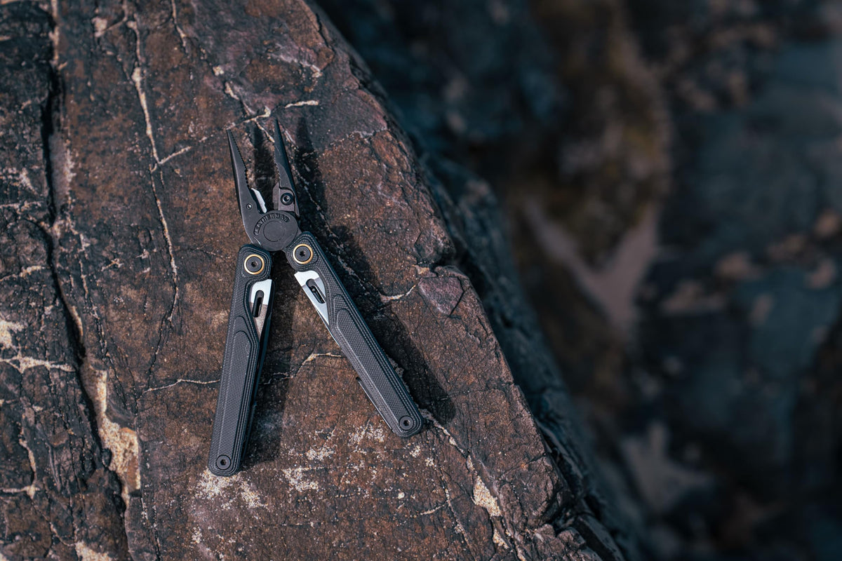 Leatherman Wave Alpha topo-texture grip improves control during precise work.