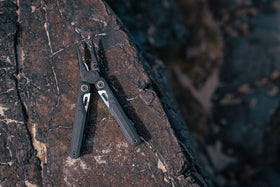 Leatherman Wave Alpha topo-texture grip improves control during precise work.