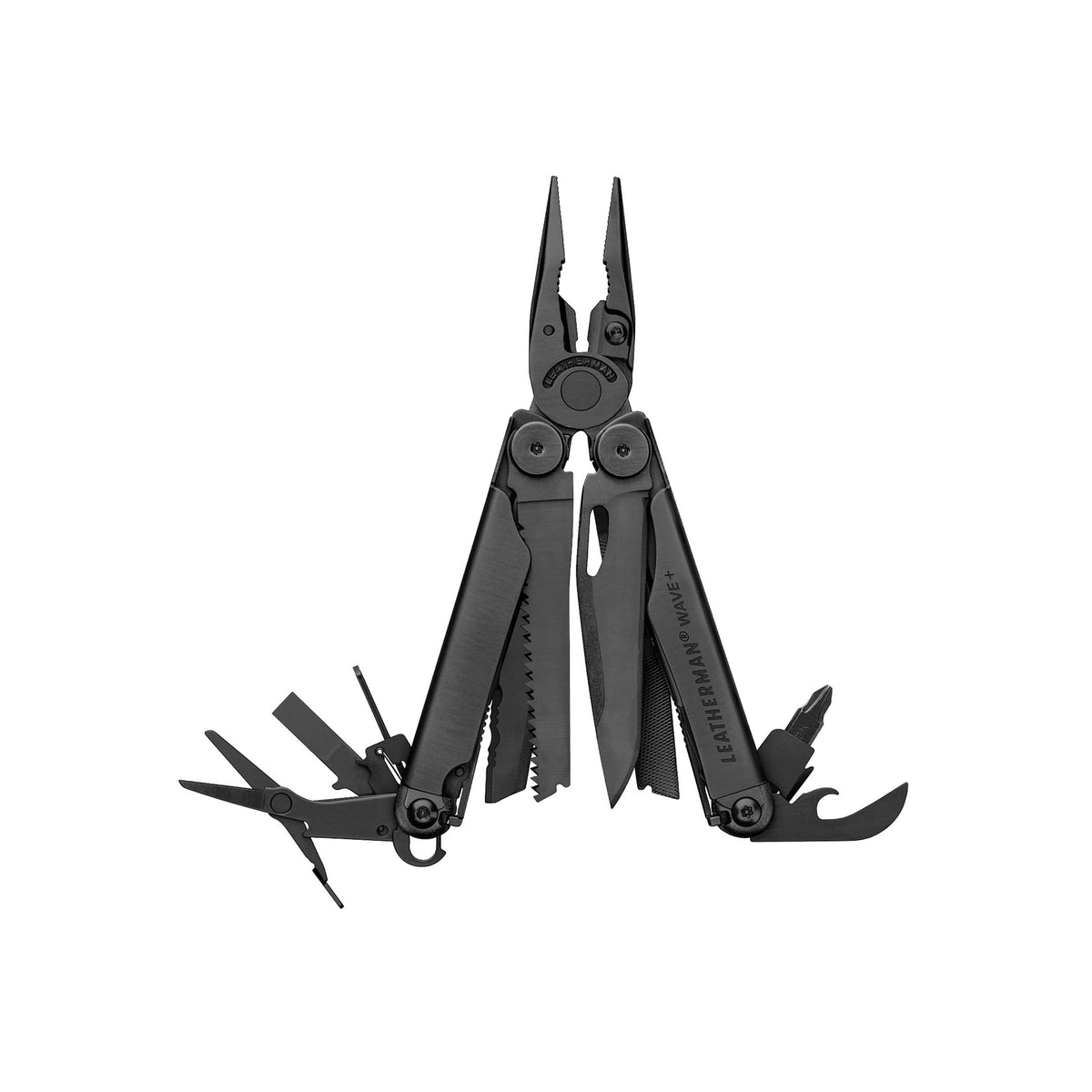 Leatherman Wave+ closed black, ideal for daily carry and ready to tackle tasks.