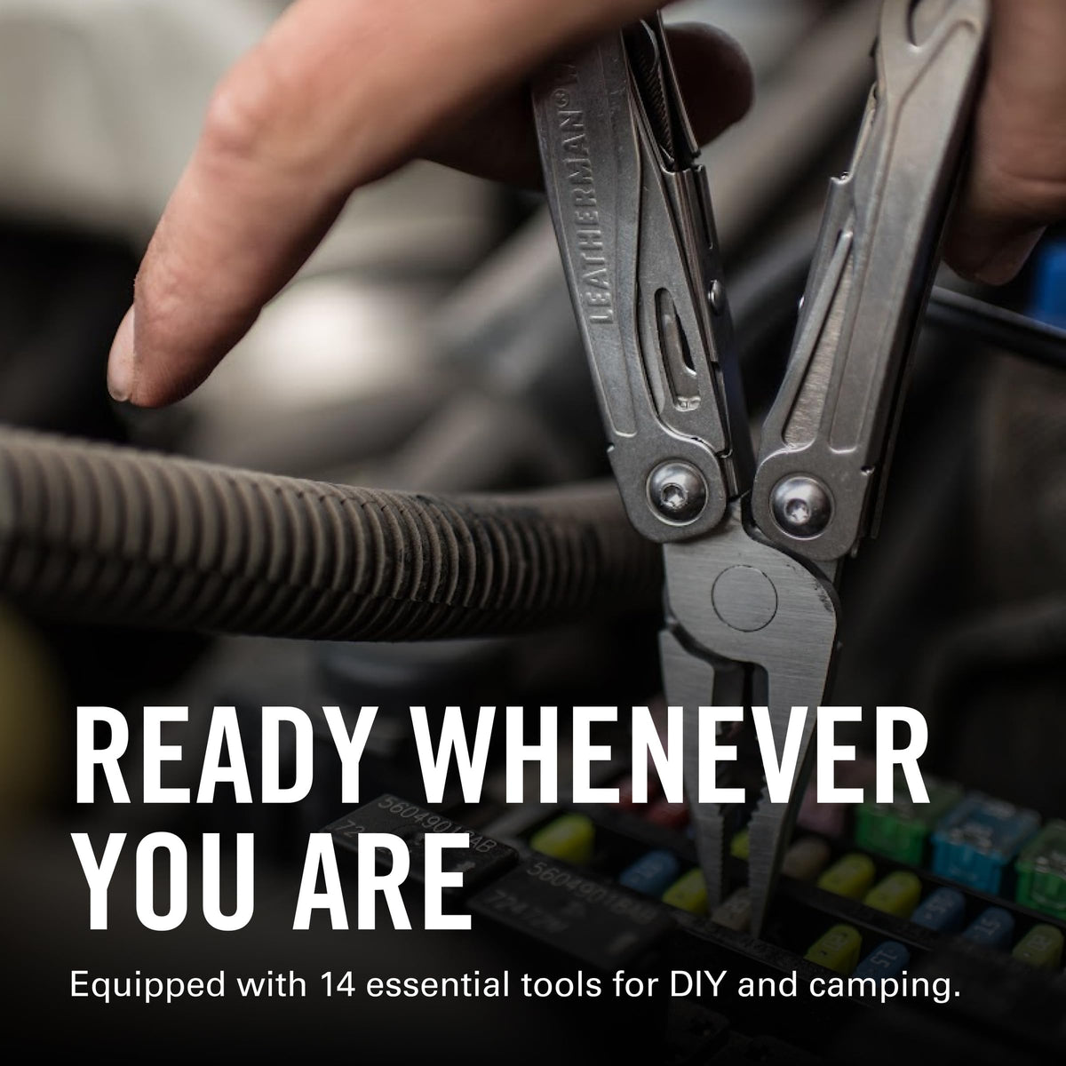 Leatherman Wingman compact multitool with scissors for on-the-go cutting.