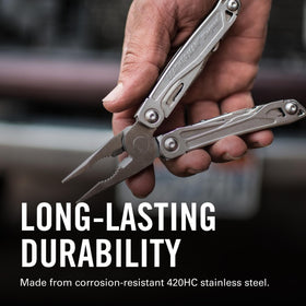 Leatherman Wingman knife and tools for versatile everyday tasks.