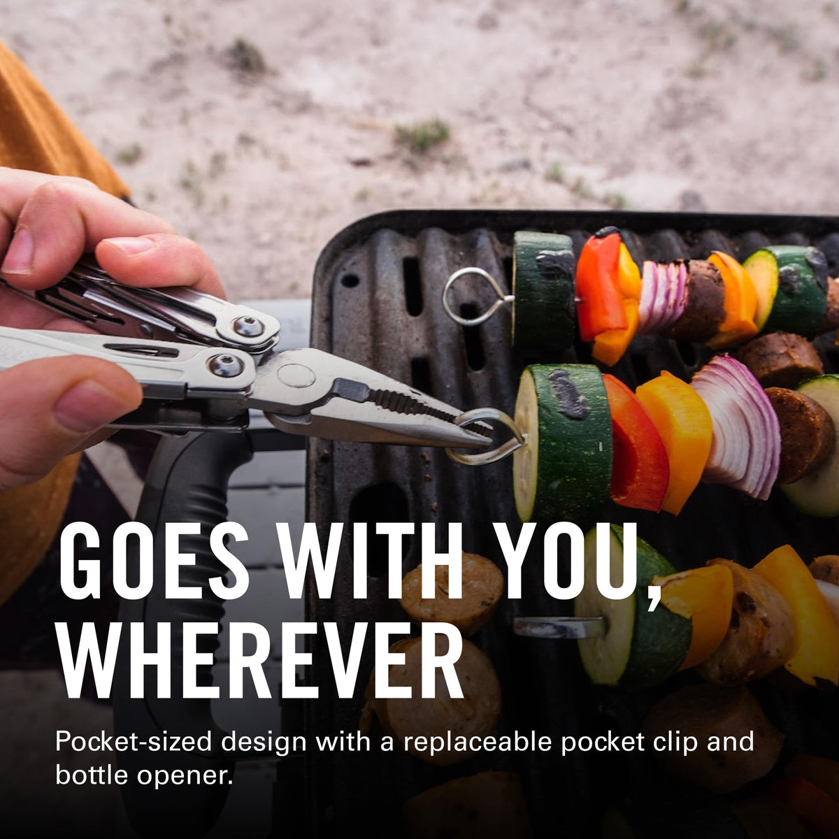 Leatherman Wingman wire cutters for clean, tidy prep work.