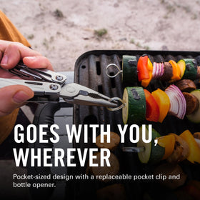 Leatherman Wingman wire cutters for clean, tidy prep work.