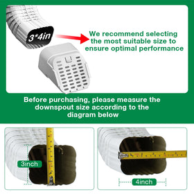 Lebenwell drop outlet leaf guard protects debris and maintains clear water paths.