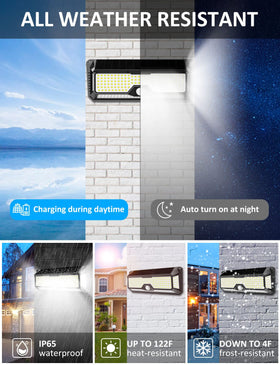 LECLSTAR solar lights provide three adjustable modes for versatile evenings.