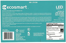 EcoSmart omni-directional LED light for even distribution.
