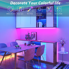 Ledagic app and remote control interface for easy color customization