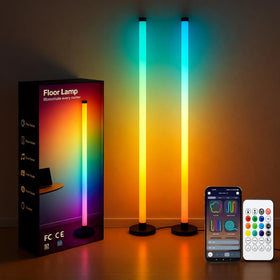 Ledagic corner lamp base provides sturdy support for stable ambient lighting.