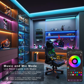 Ledagic LED strip timing schedule enabling automated on/off lighting routines