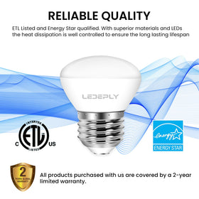LEDEPLY energy-saving design helps reduce daily electricity use