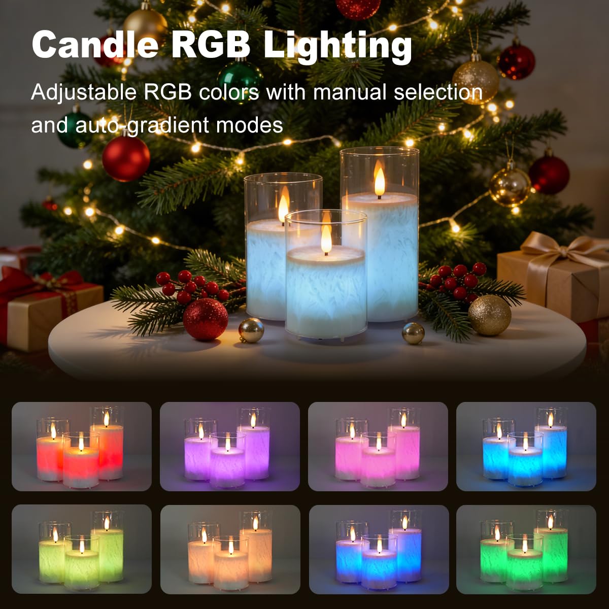 LEDHOLYT elegant candle set suitable for weddings, hotels, and party spaces.
