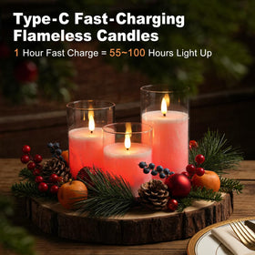 LEDHOLYT safe flameless candle design suitable for homes with kids and pets.