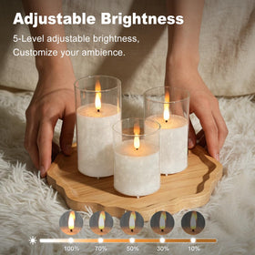 LEDHOLYT Type-C USB rechargeable candle reduces waste and keeps glow ready.