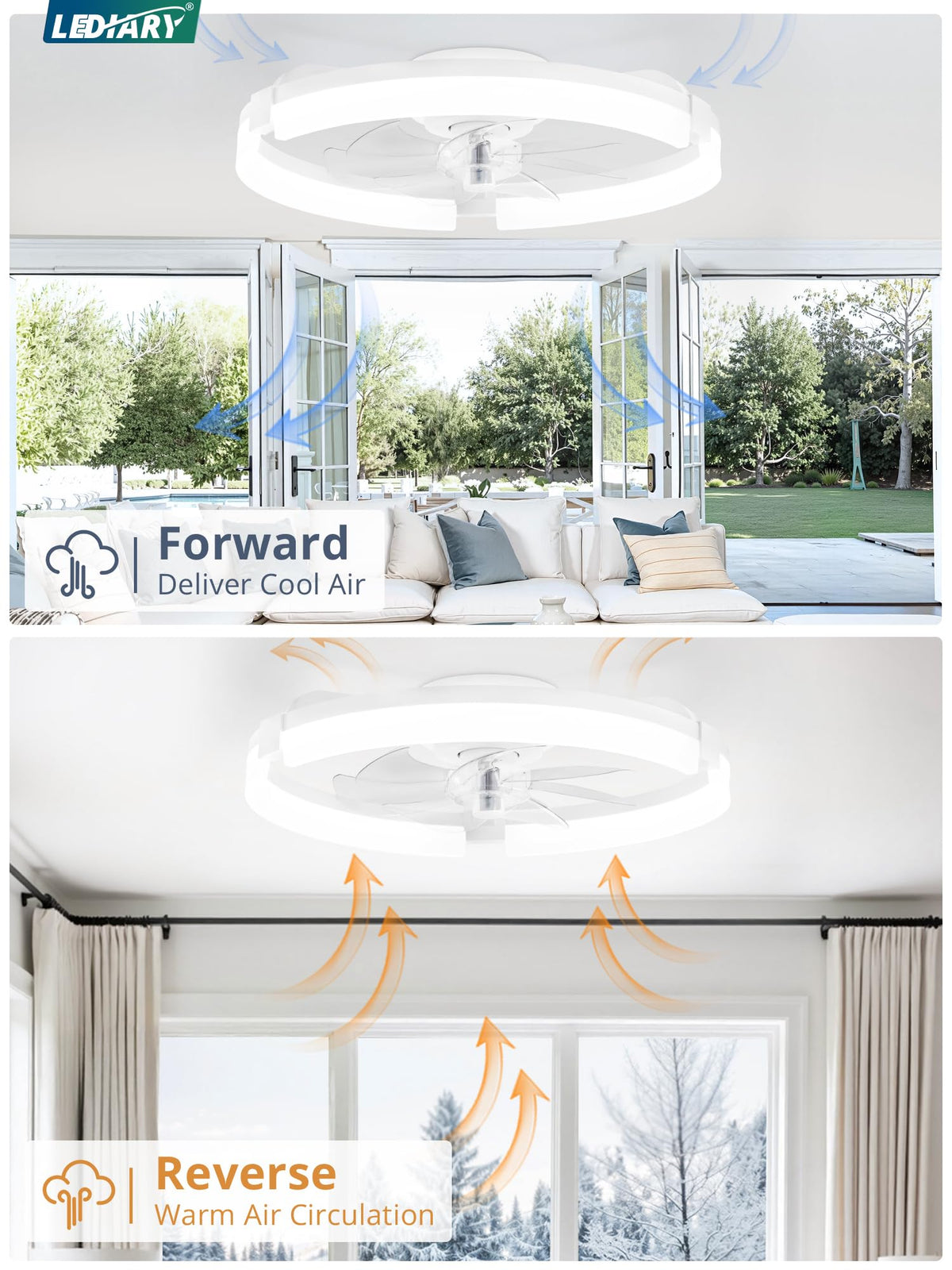 LEDIARY 3 CCT dimmable LED for any mood