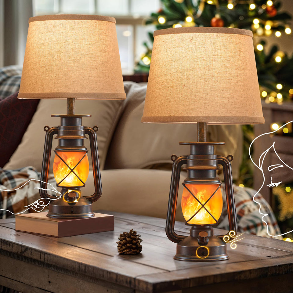 LEDIARY blow-controlled lantern bottom light provides safe ambient glow for bedrooms