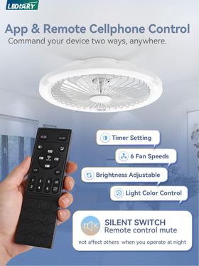 LEDIARY color temperature range 3000K-6000K enhances room ambience