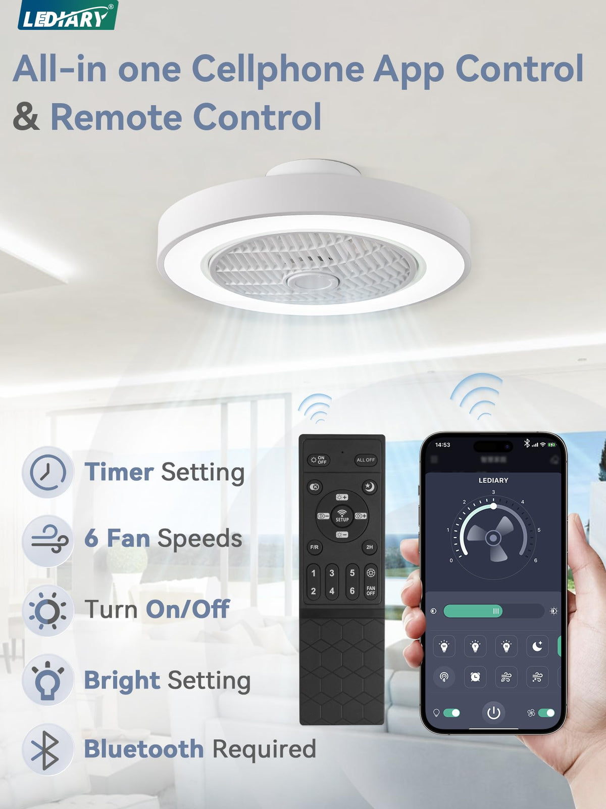 LEDIARY color-temperature adjustable lighting for ambience