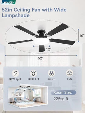 LEDIARY damp-rated construction for indoor and covered outdoor spaces.