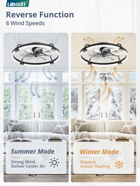 LEDIARY dimmable light with 3000K-6000K range for mood lighting.