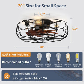 LEDIARY compatible with standard E26 bulbs for personalized lighting.