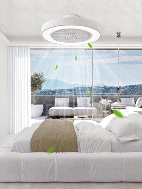 LEDIARY easy-installation bladeless ceiling fan for fast setup
