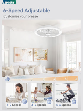LEDIARY enclosed design simplifies cleaning and keeps blades out of reach