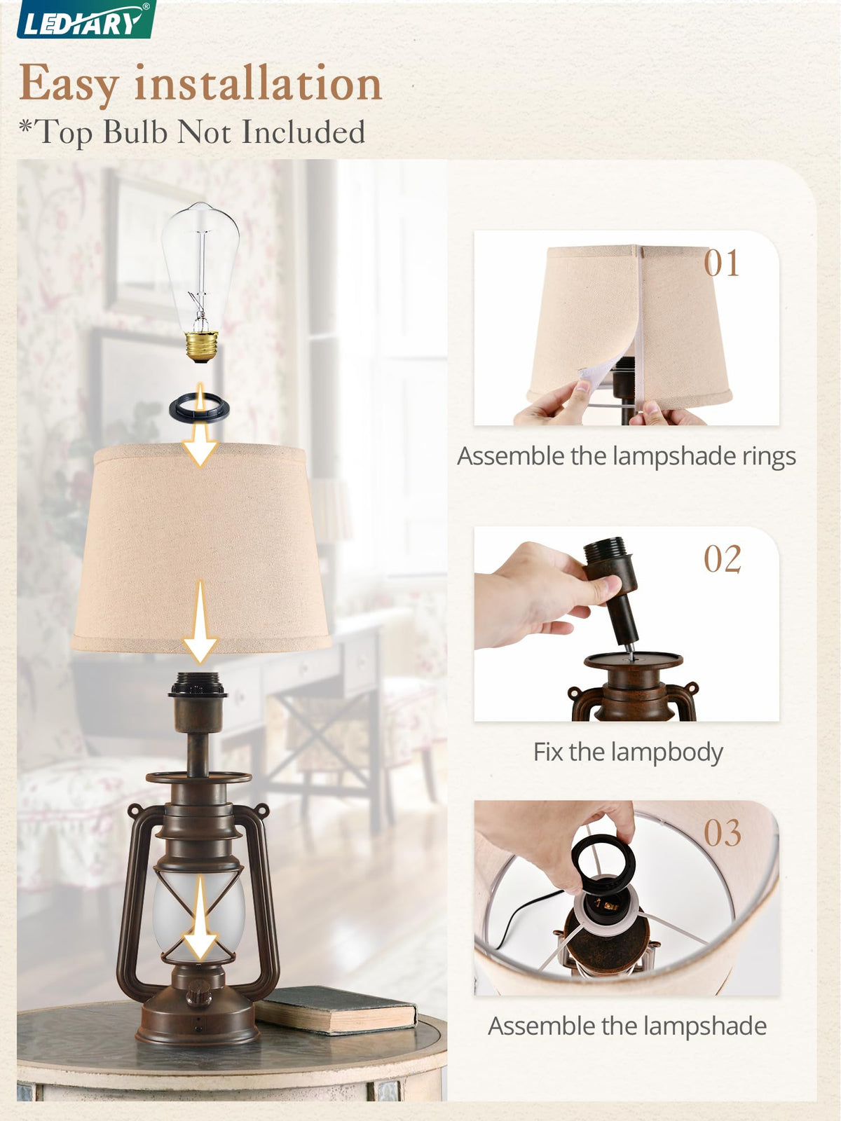 LEDIARY Halloween decorative lantern lamps bring seasonal charm with warm glow