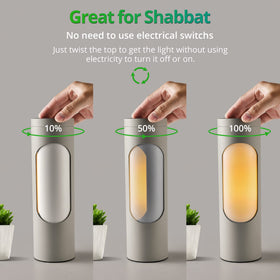 LEDIARY Kosher Lamp with bulb included for immediate use.