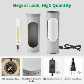 LEDIARY Kosher Lamp modern design adds sleek style to any room.
