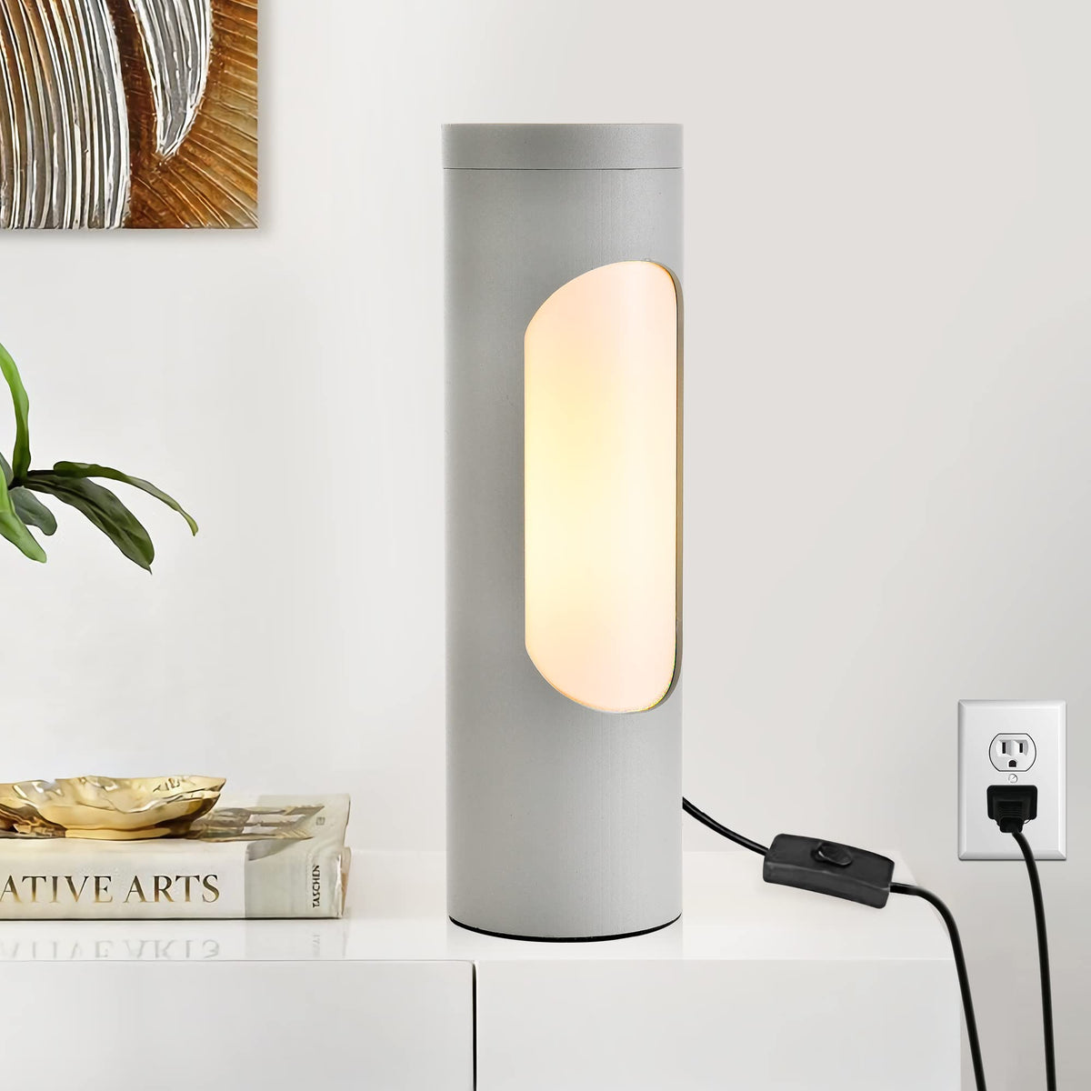 LEDIARY Kosher Lamp top twist control for hands-free Shabbos lighting.