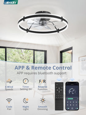 LEDIARY LED dimmable 3000-6000K lighting for flexible mood.