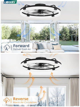 LEDIARY night light and breeze mode support peaceful, uninterrupted nights.