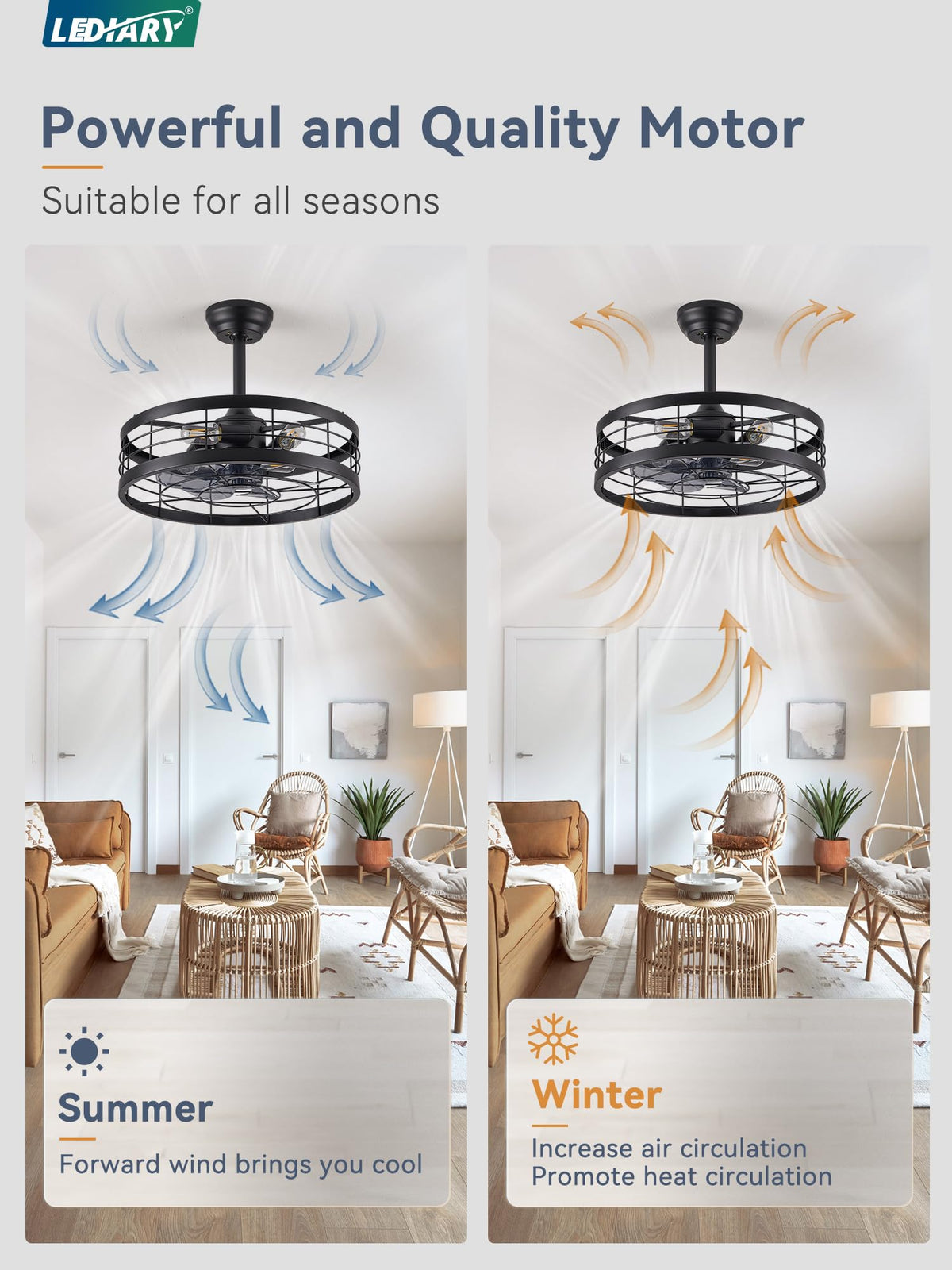 LEDIARY quiet motor delivers peaceful nights and uninterrupted sleep.