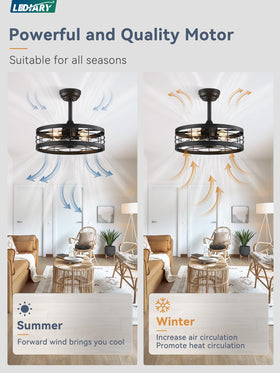LEDIARY remote control operation for light and fan