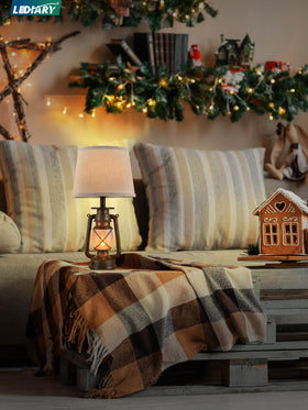 LEDIARY retro-style lantern suitable for living room ambiance