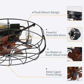 LEDIARY small-profile flush-mount design fits low ceilings without bulk.
