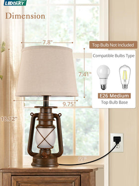 LEDIARY warm glow end-table lamp ideal for evening reading