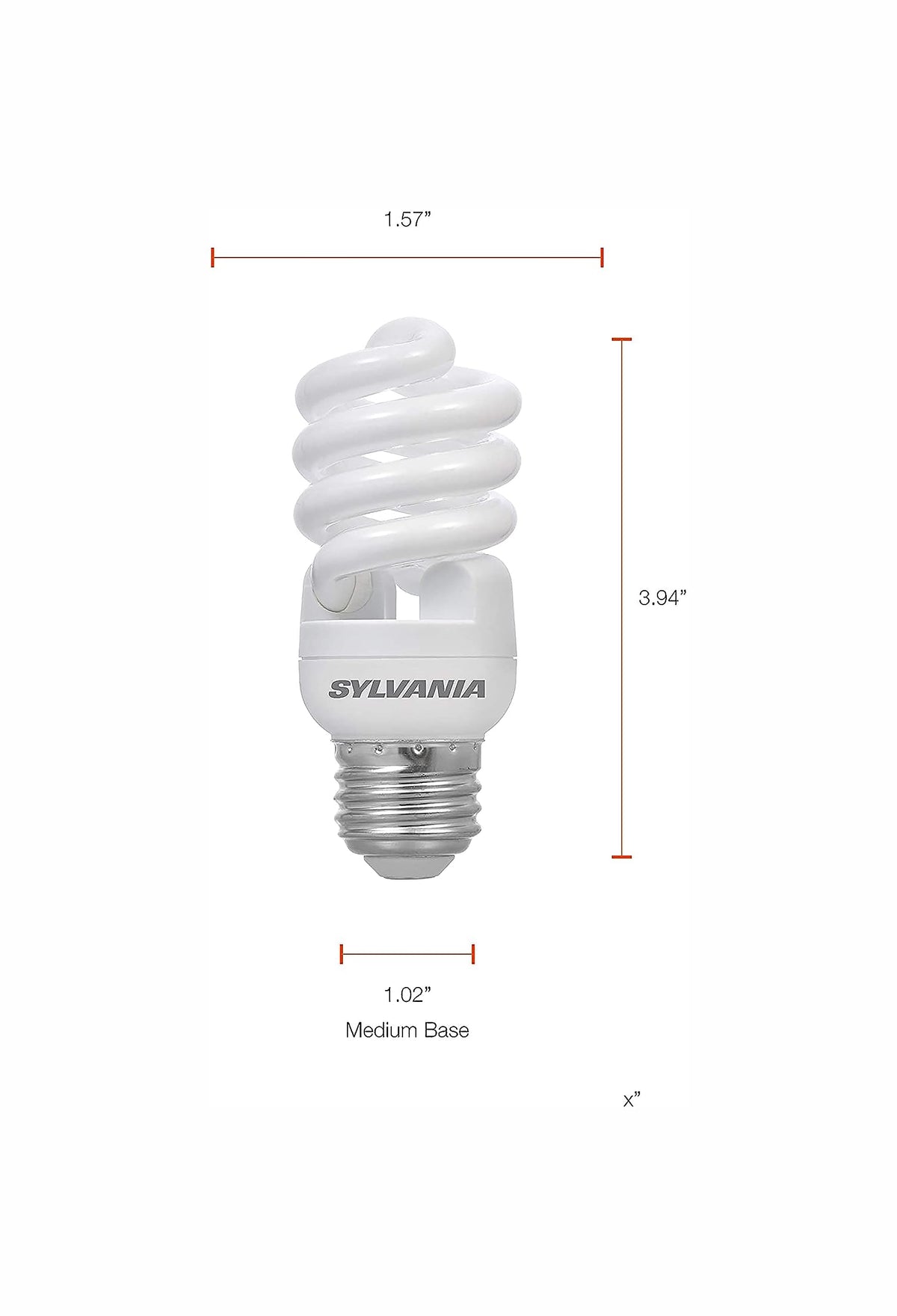 LEDVANCE Sylvania CFL T2 Twist delivers energy savings with long-lasting performance.