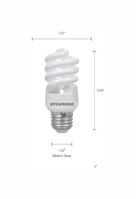 LEDVANCE Sylvania CFL T2 Twist delivers energy savings with long-lasting performance.