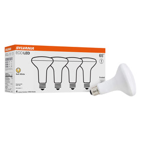 LEDVANCE Sylvania ECO BR30 soft white 2700K, energy-efficient replacement for incandescent bulbs.