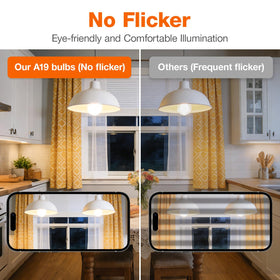 Packaging label for LEDVANCE Sylvania ECO LED A19 six-pack
