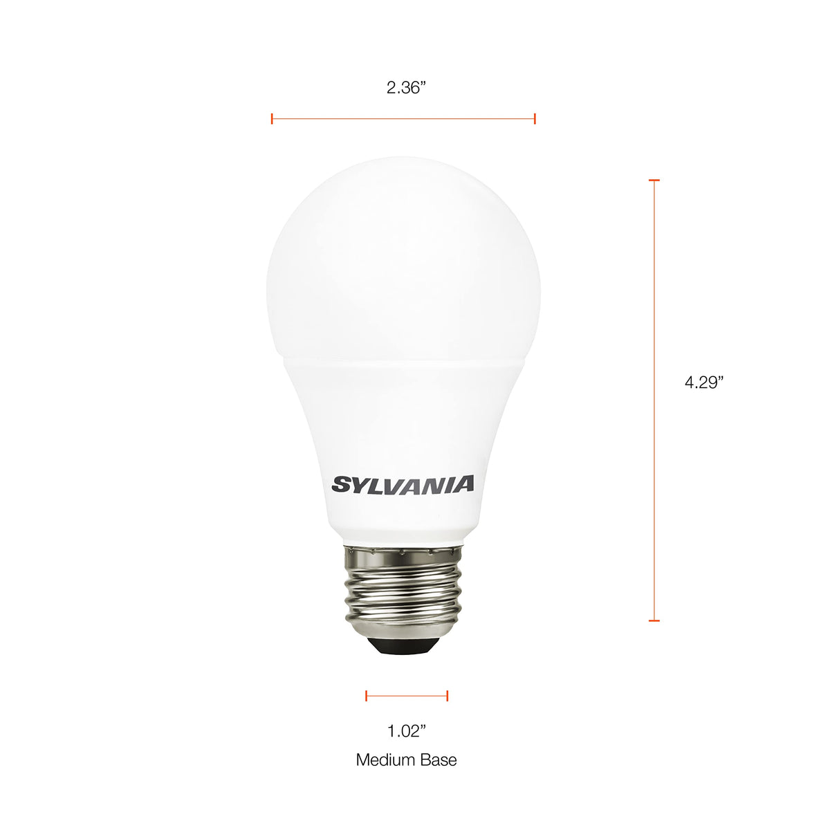 Instant full brightness from LEDVANCE Sylvania A19 bulb