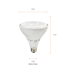 LEDVANCE Sylvania Night Chaser PAR38 dimmable and wet-rated flood light